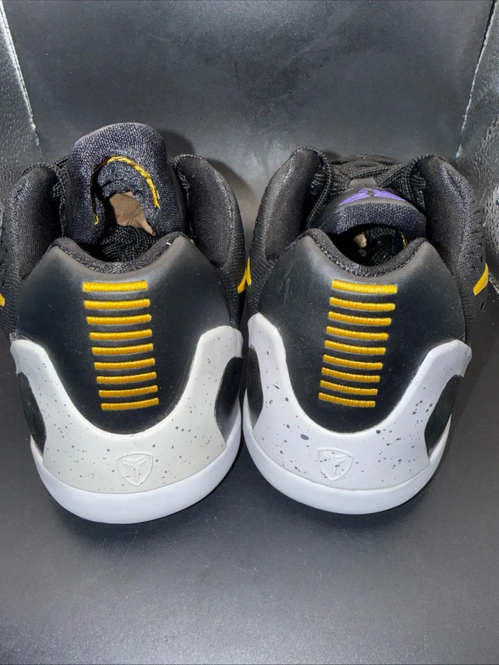Nike Men’s Black & Yellow Low-Top Basketball Shoes
